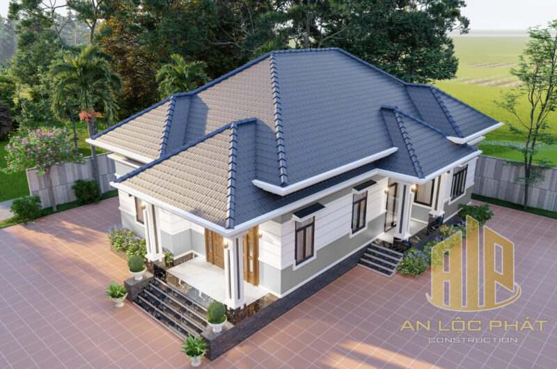 Thiết Kế Mẫu Nhà Cấp 4 Đẹp Mái Nhật 3 Phòng Ngủ 9x15 2 nhà cấp 4 đẹp mái nhật 3 phòng ngủ